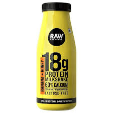 Raw Pressery Banana + Honey 18 g Protein Milk Shake (200ml)